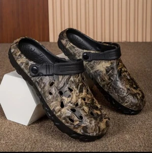 Herren Clogs leichte Camouflage Sandalen 10,5 bequeme Passform - Bild 1 von 6