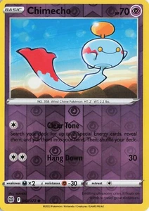 Pokemon TCG Brilliant Stars Chimechu Reverse Holo Common 063/172 EX/LP - Picture 1 of 2