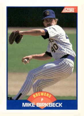 1989 Score #596 Mike Birkbeck - Image 1 of 2