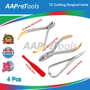 DISTAL END TC CUTTER ORTHODONTIC HARD WIRE CUTTER CUTTING LIGATURE SURGICAL TOOL - Picture 1 of 7
