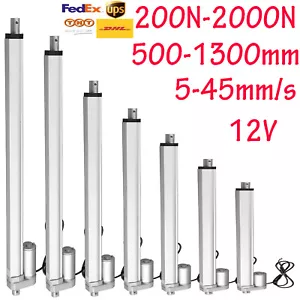 DC 12V 500mm~1300mm 2000N Elektrischer Linearantrieb Linearmotor Linear Actuator - Picture 1 of 35