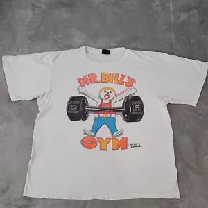 Vtg 90s Mr. Bill Shirt XL Saturday Night Live SNL Sluggo Show Gym Oh No Rare - Picture 1 of 17
