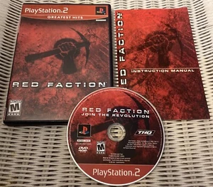 Red Faction Greatest Hits Sony PlayStation 2 2002 Completo Probado y Reproduce - Imagen 1 de 2