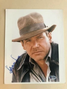 Harrison Ford signed autographed 8x10 Photo Indiana Jones Beckett Authenticated - Picture 1 of 3