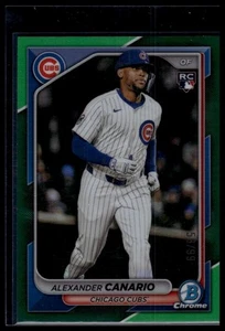 2024 Bowman Chrome #38 Alexander Canario Green Refractors #/99 - Picture 1 of 2