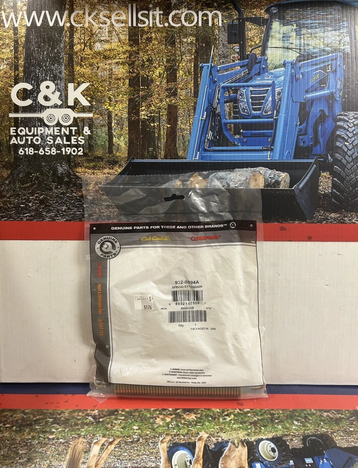 Cub Cadet Spring-Extension 932-0594A - Image 1 of 1