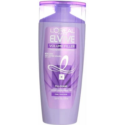 Champú espesante relleno volumen L'Oreal Paris Elvive, 12,6 fl oz Foto 1 de 4