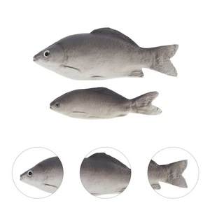 4pcs Fake Fish Models: PU Material Artificial Fish Props For Food Photography & - Picture 1 of 20