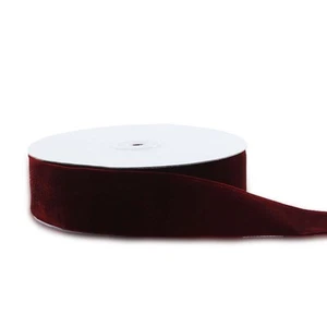 15 Yards Velvet Ribbon 1-1/2 Inch Single Face Red Velvet Ribbon Spool Prefect... - Picture 1 of 7