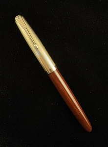 1947 Parker 51 Vacumatic Cordovan with Gold Filled Cap - Restored - Picture 1 of 7