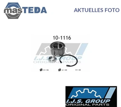 10-1116 RADLAGERSATZ RADLAGER SATZ IJS GROUP NEU OE QUALITÄT - Bild 1 von 4