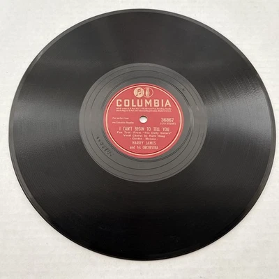 Harry James 78 I Can't Begin To Tell You / Waitin' For The Train To Come In - Image 1 of 4