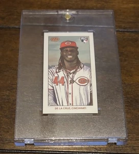 ELLY DE LA CRUZ 2024 Topps 206 T206 VARIACIÓN NOMBRE CIUDAD SP Rojos RC Muy Raro SSP - Imagen 1 de 1