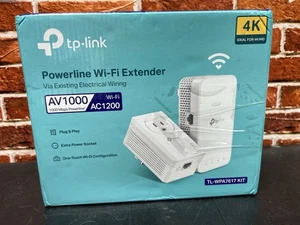 TP-Link TL-WPA7617KIT Powerline Wi-Fi Extender AV1000 AC1200 Gigabit OneMesh - Zdjęcie 1 z 11