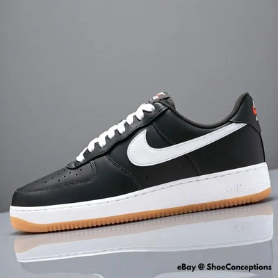 Nike Air Force 1 Zapatos Bajos Antracita Blanco Goma II7630-001 Para hombres Tallas NUEVO Foto 1 de 4