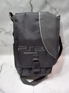 Sony PlayStation 2 PS2 Bandolera Estuche de Transporte Bolso de Hombro Solo Negro/Gris - Imagen 1 de 10