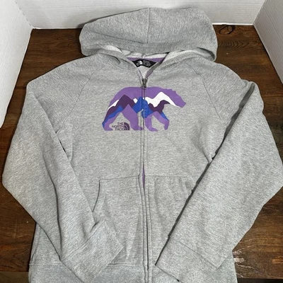 Cremallera completa grande North Face para niñas Foto 1 de 3