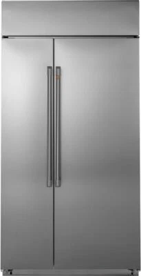 Cafe CSB48WP2NS1 48" Stainless Steel BuiltIn Side by Side Smart Refrigerator - Image 1 of 4
