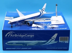 JC Wings 1:200 Air Bridge Cargo Interactive B777F Diecast Aircraft Modelo VQ-BAO - Imagen 1 de 19