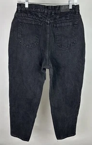 Jeans Western LEE Vintage Años 90 29x27 REALES Relajado Mamá Calce Desteñido Negro Denim - Imagen 1 de 12