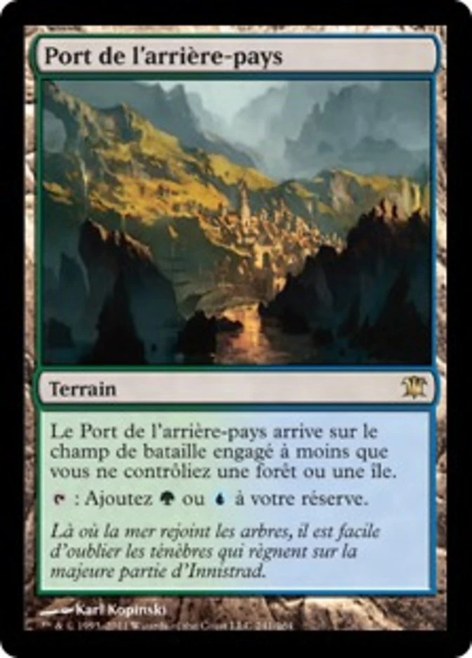 Magic The Gathering MTG HINTERLAND HARBOR FRENCH Innistrad NM Near Mint - Image 1 of 1