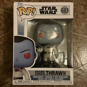 Funko Pop! Star Wars: Grand Admiral Thrawn #683 Vinyl Figure (Minor Damage Box) - Picture 1 of 7