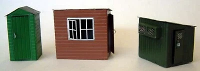 Garden Sheds F156 UNPAINTED OO Scale Langley Models Kit 1/76 Building Metal - image 1 of 2