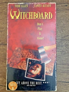 Witchboard VHS 1986 Horror Cult Classic Ex Rental Todd Allen Tawny Kitaen - Foto 1 di 3