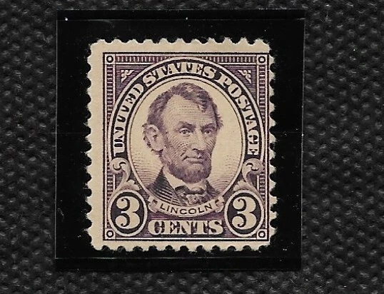 SCOTT 555 3 CENT ABRAHAM LINCOLN MINT SINGLE HINGED PERF. 11 FREE SHIPPING - Image 1 of 1