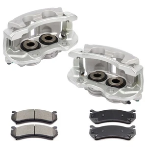 Rear Brake Calipers And Ceramic Pad For Chevrolet Tahoe GMC Yukon 2000-2006 - Picture 1 of 10