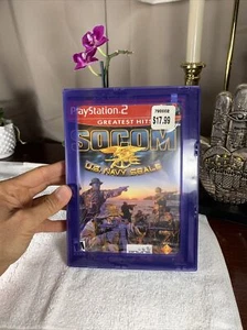 SOCOM US Navy SEALs GH - PS2 PlayStation 2 New Factory Sealed Hand Tab Case RARE - Picture 1 of 12