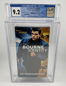 The Bourne Identity (2002) VHS neu versiegelt Wasserzeichen bewertet CGC 9.2 A - Bild 1 von 12