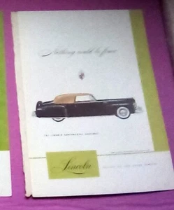 1947 Lincoln Continental Cabriolet Print Ad - Picture 1 of 1