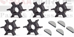 Impulsor de bomba de agua 5 piezas con llave para motor fueraborda Yamaha Mariner 662-44352-01 - Imagen 1 de 3