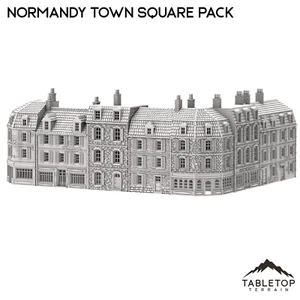 Normandy Town Square Pack - Zweiter Weltkrieg Kriegsspiel Tischgelände - Bild 1 von 14