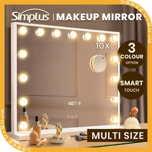 Simplus LED Hollywood Mirror Vanity Makeup Mirrors Lights Free Standing - Picture 1 of 60