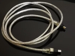 1x FireWire 1394 4Pin Male to Male Cable IEEE1394 4P M/M Cord cable - Picture 1 of 5
