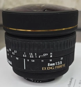 sigma 8mm f3.5 ex dg fisheye nikon - Picture 1 of 9