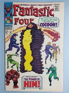 Fantastic Four #67 Origin and 1st App of Him (Warlock) ABOVE MID-GRADE VIBRANT - Picture 1 of 8