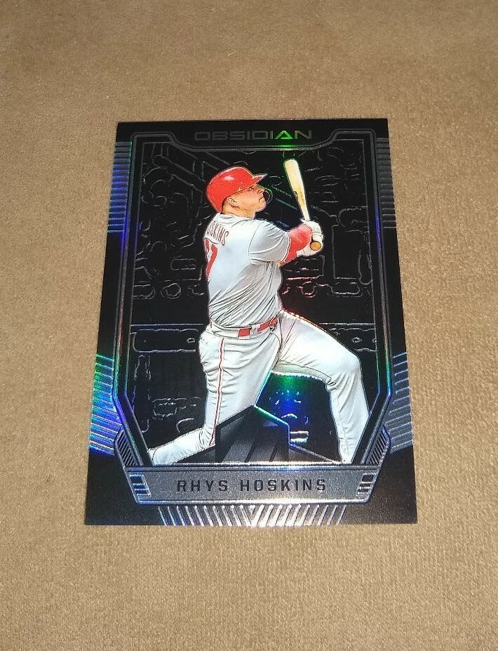 2019 RHYS HOSKINS PANINI OBSIDIAN PRIZM (PHILLIES) - Image 1 of 1
