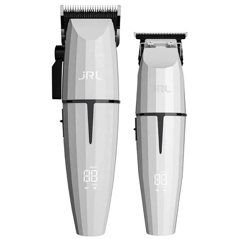 JRL Professional Ghost Collection #1 Clipper & Trimmer Barber Combo White - Image 1 of 1