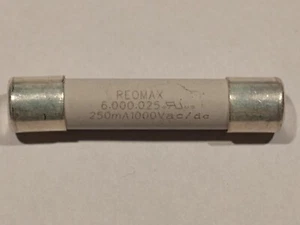 New -REOMAX multimeter fuse 632 series 250ma 1000v 6.3 x 32mm - Picture 1 of 1