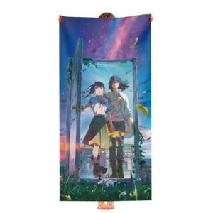Suzume Beach Towel Quick Drying Microfiber 30"x60" Birthday Gift Pool Towel - Picture 1 of 8