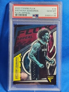 2021 Panini Flux #29 ANTHONY EDWARDS FLUX APPEAL 🔥PSA 10🔥 