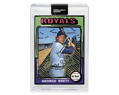 2020 TOPPS PROJECT 2020 #232 GEORGE BRETT - BY JOSHUA VIDES - Image 1 of 2
