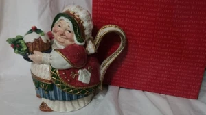 VTG Fitz & Floyd Jolly Olde St Nick Mrs. Santa Claus Pitcher #8989 50 Oz w/Box - Picture 1 of 13