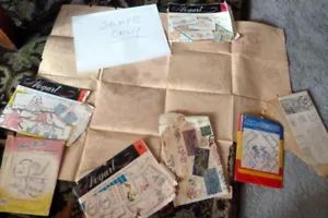 Lotto modello transfer ricamo vintage anni 30 40 50 CONFEZIONE VARIETA - Foto 1 di 1