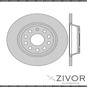 New PROTEX Rotor - Rear For SKODA SUPERB 3T 4D H/B AWD 2009 - 2016 #DR12897 - Picture 1 of 1