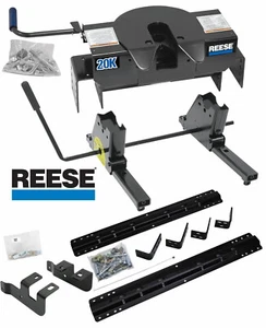 Reese 20K Fifth Wheel Trailer Hitch w/ Rail Kit and Slider For 14-23 RAM 2500 - Picture 1 of 12