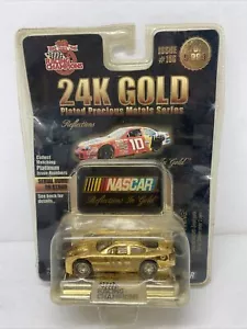 Coche 1/64 NASCAR edición 50 aniversario oro 24 K #10 de Racing Champions - Imagen 1 de 4